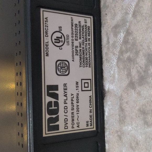 RCA Drc 277 DVD Player - Picture 5 of 8